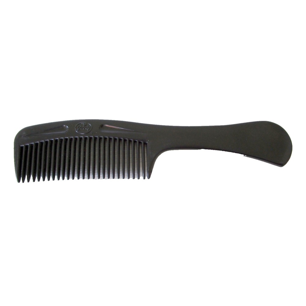 VINTAGE GOODY SUPER DETANGLER COMB STYLE LINE UNBREAKABLE 8 1/2" BLACK